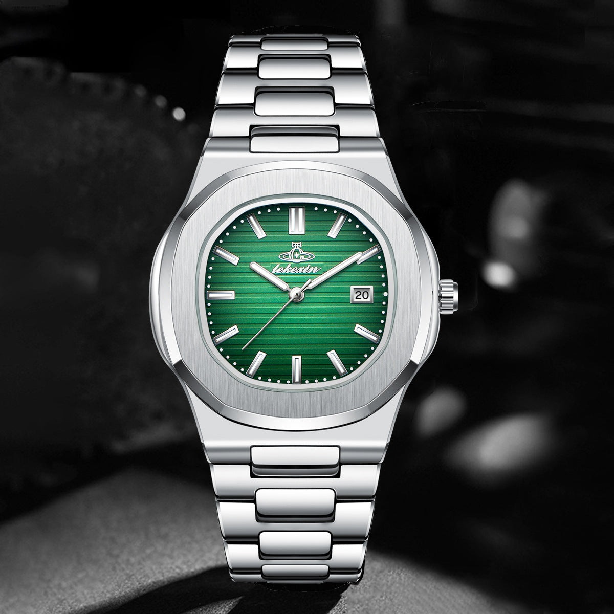 A PINTIME men's watch delivery ultra-thin quartz watch men's business steel belt calendar waterproof watch men's watch - Mixbatch