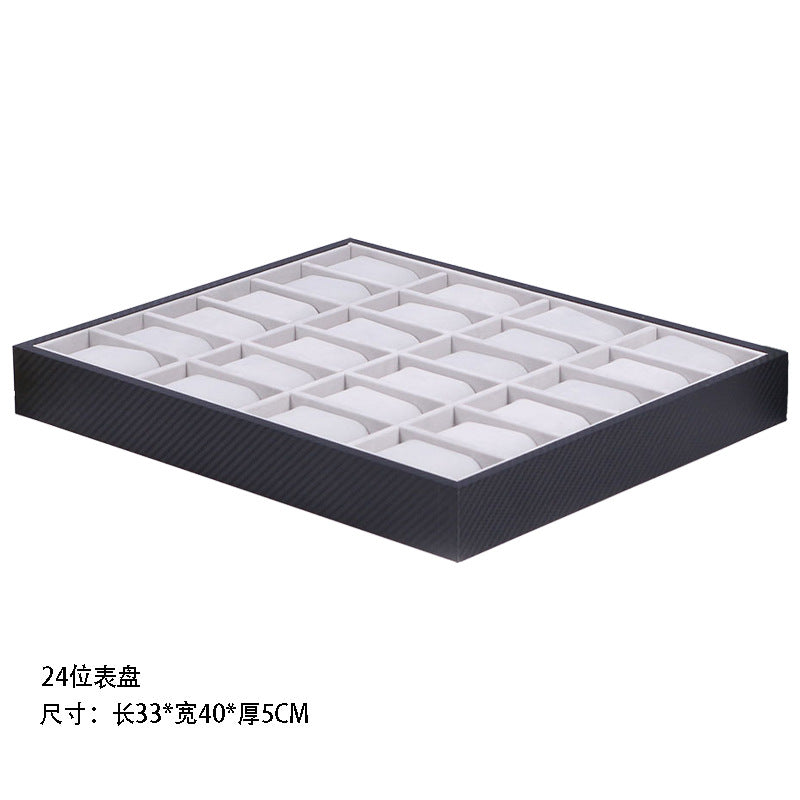 A Watch Storage Box 24-digit Watch Box Premium Watch Bracelet Jewelry Display Disk