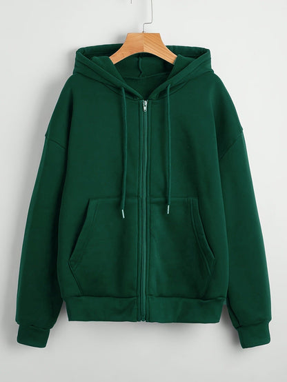 A hooded jacket