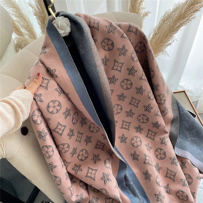 A scarf a warm shawl
