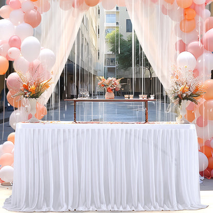 A Table curtain table circumference