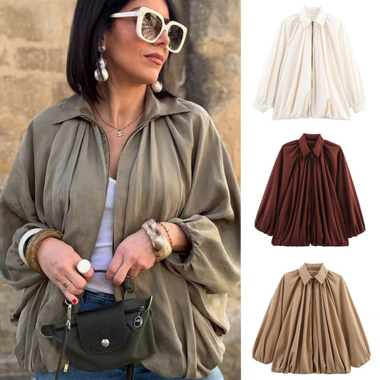 A long-sleeved jacket