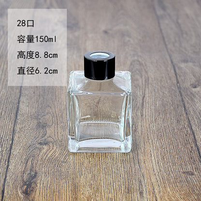 A Aromatherapy bottle square round 100ml rattan fireless aromatherapy volatile bottle perfume glass bottle