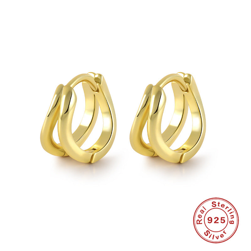 A S925 Sterling Silver Earrings Zircon