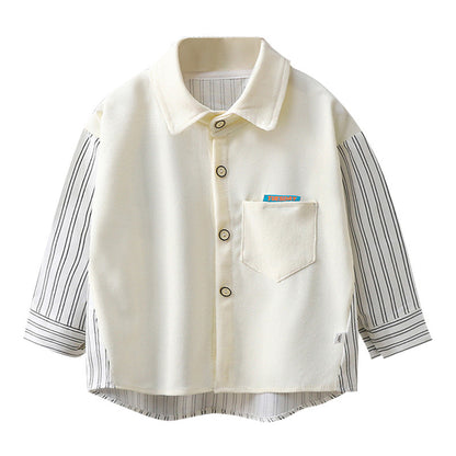 A Boys Long Sleeve Shirt