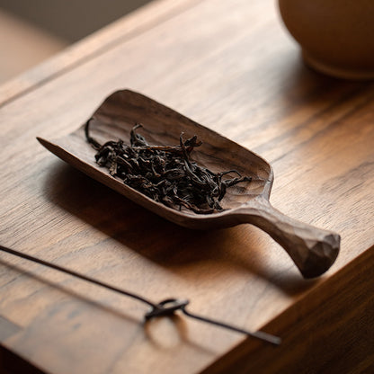 A Pure handmade hammered black walnut tea