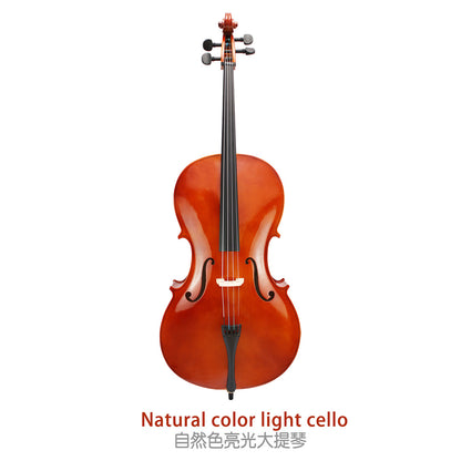 A Solid wood universal cello, adult children's beginner practice grade test playing cello cello