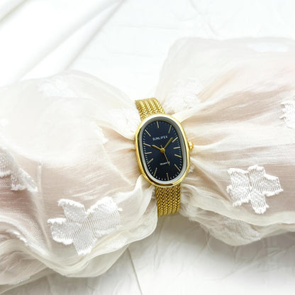 A sunlifex cross-border explosion small plate oval gold wheat ear strap simple