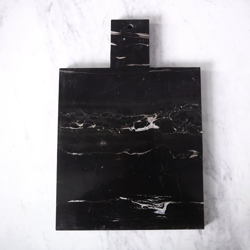 A Marble cutting board Chopping board Fruit plate Household cutting board Household panel Bread board Anti-mildew Dessert Pastry White