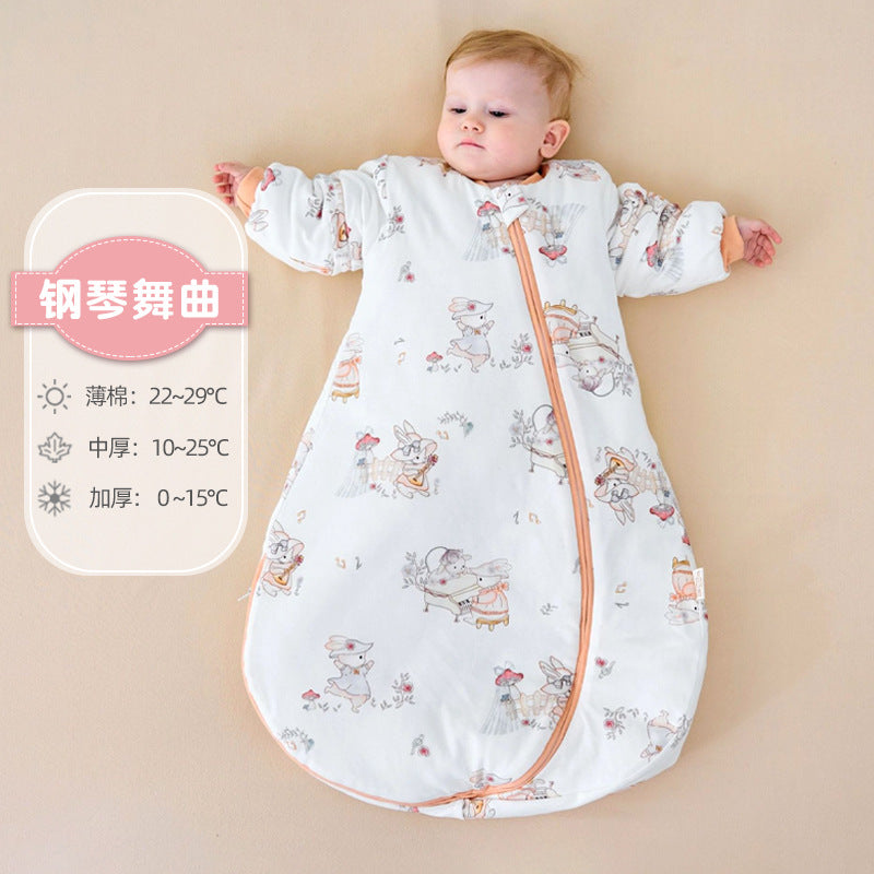 A Children's Baby Thick Pure Cotton Sleeping Bag