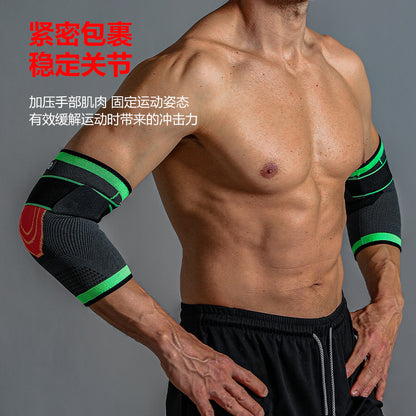 A straps sports elbow pads pressure fitness weightlifting arm guards basketball tennis riding elbow pads protective cover