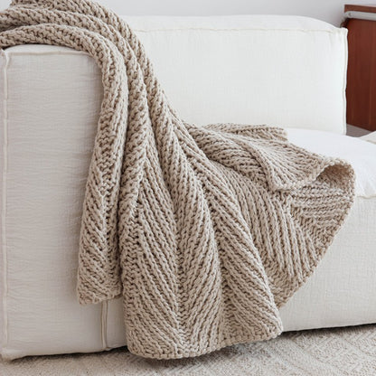 A Thick thread knitted blanket