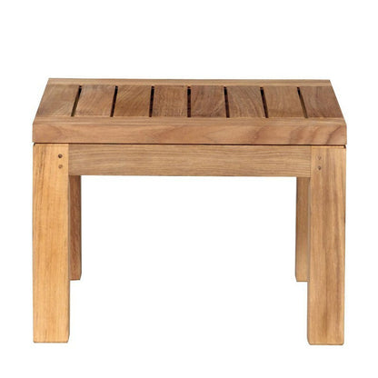 A Nordic outdoor sofa combination teak villa courtyard garden furniture B & B wind outdoor terrace solid wood small coffee table - Mixbatch