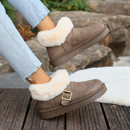A plush boot