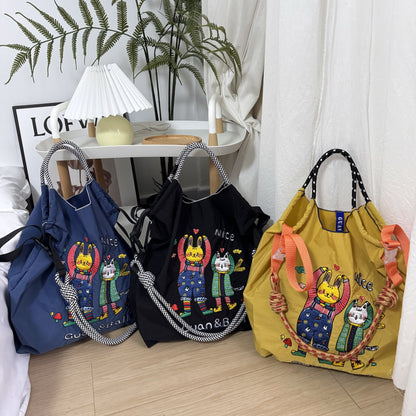 A ball chain bag handbag women's new messenger commuter armpit bag women's shoulder large capacity tote bag