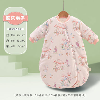 A Children's Baby Thick Pure Cotton Sleeping Bag