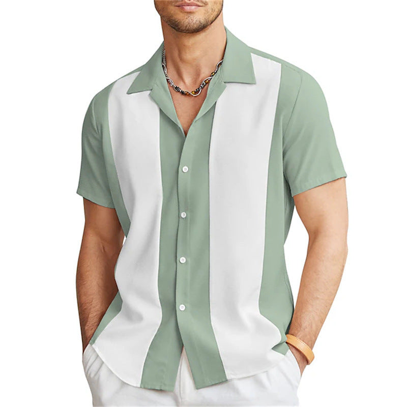A casual button-down shirt