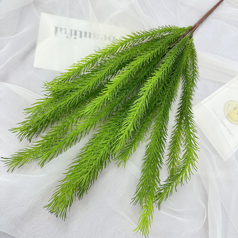 A houndstail hanging large shopping mall event decoration wedding plant wall decoration wall