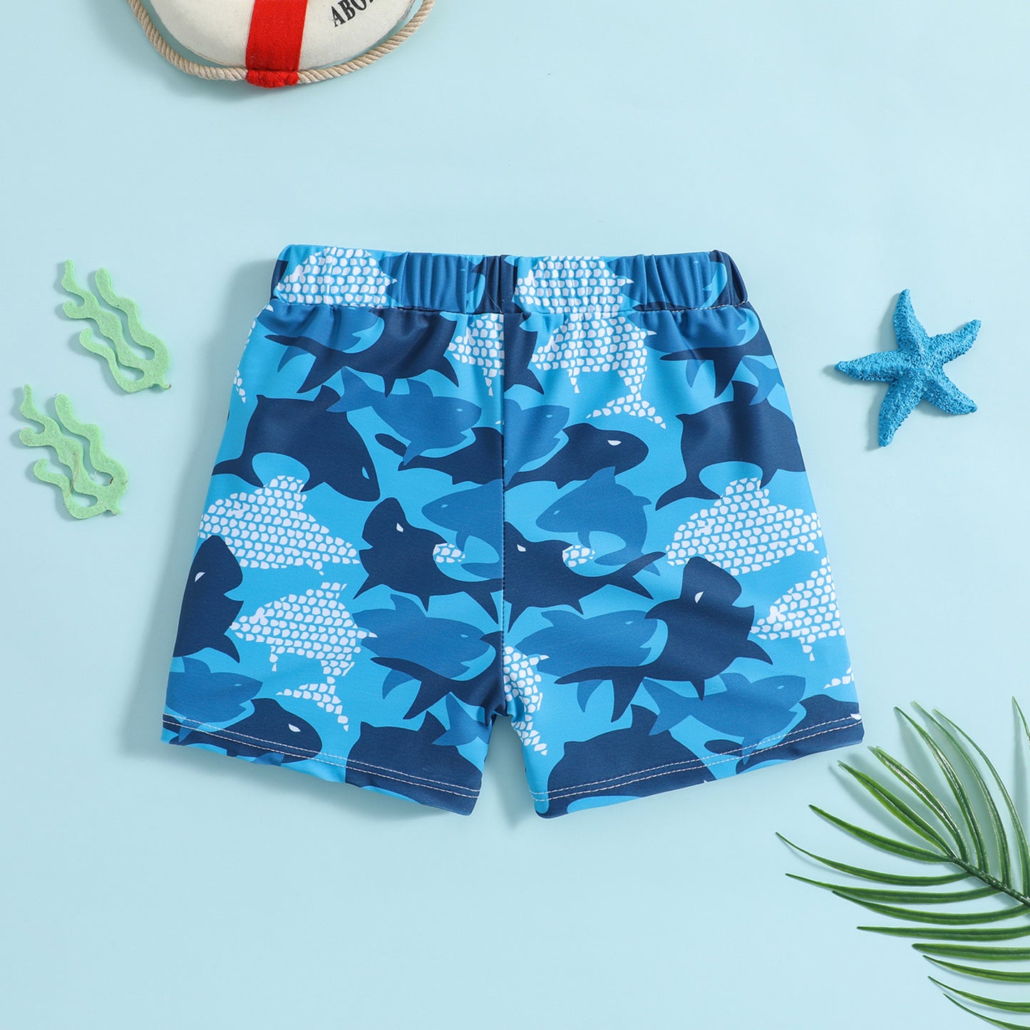 A baby children's swimming trunks boys swimsuit cartoon flat-angle swimsuit