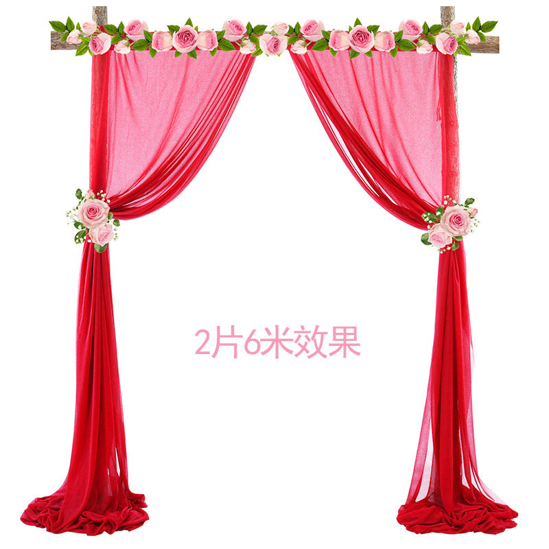 A outdoor curtain decoration