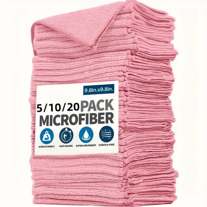 A Absorbent microfiber rag Kitchen dishcloth Home cleaning scouring cloth Car cleaning rag