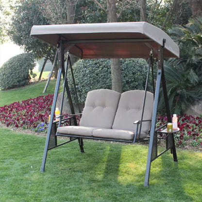 A outdoor swing rocking chair