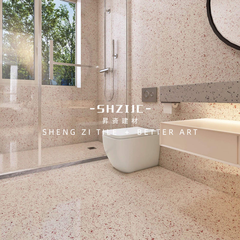 A terrazzo tiles bathroom wall tiles