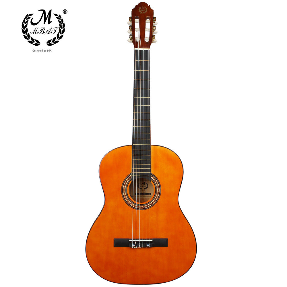A classical guitar 38 inch beginner introductory practice piano beginner adult rounded acoustic guitar guita