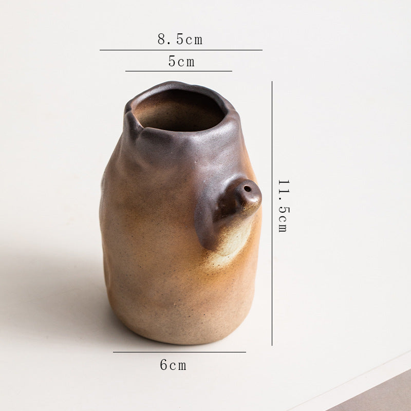 A ceramic vase ornament