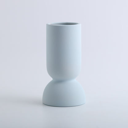 A ceramic vase decorative ornament