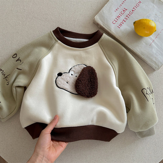 A children's fleece sweater