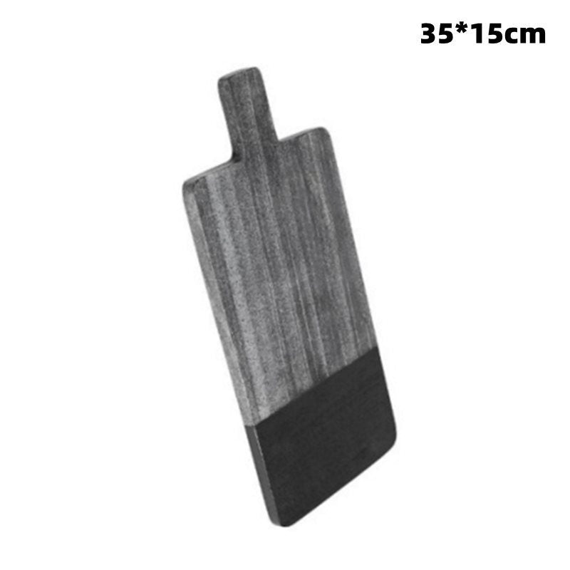 A Marble cutting board Chopping board Fruit plate Household cutting board Household panel Bread board Anti-mildew Dessert Pastry White