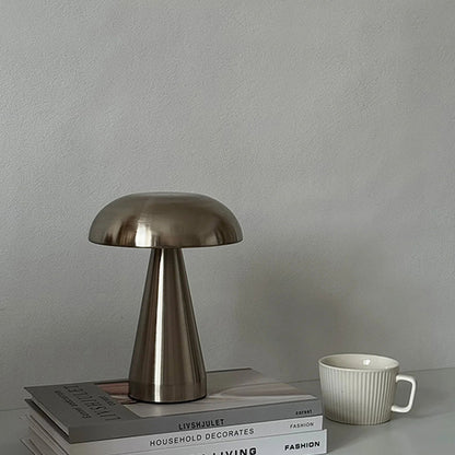 A decorative table lamp