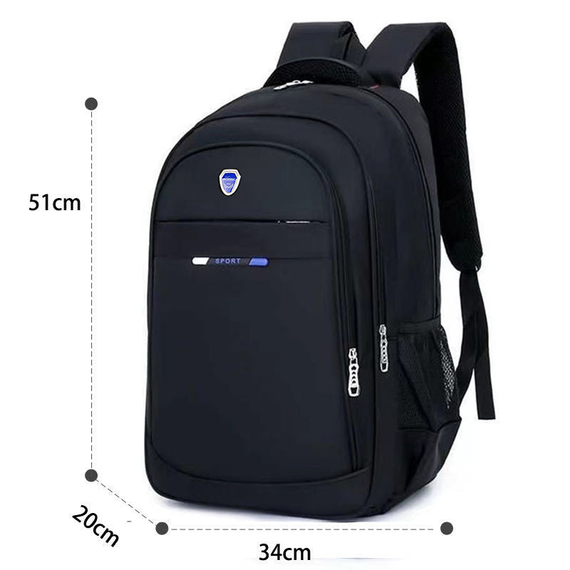 A  School High School Student School Bag Reinforced Durable Outdoor Travel Computer Backpack