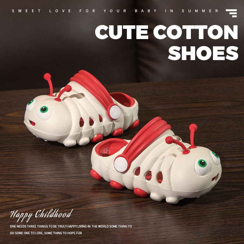 A children's hole shoes