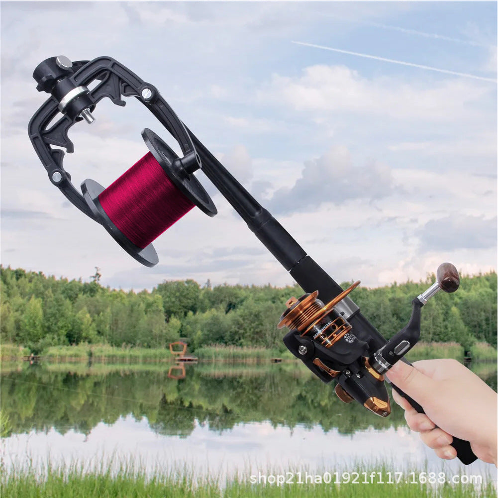 A Manual Line Spooler for Fishing Reels – Handheld & Portable