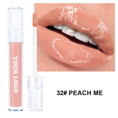 A mirror water gloss lip gloss lip glaze —— Customizable logo MOQ 100 pieces