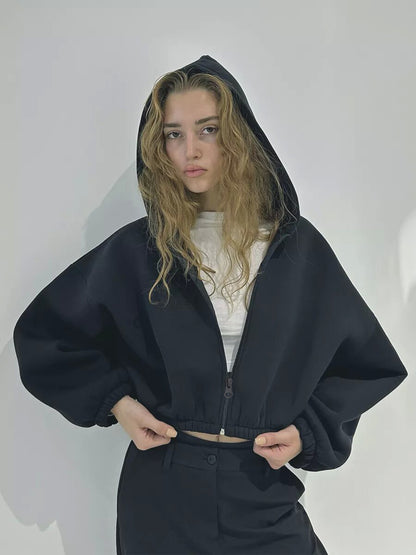 A hoodie long sleeve sweater