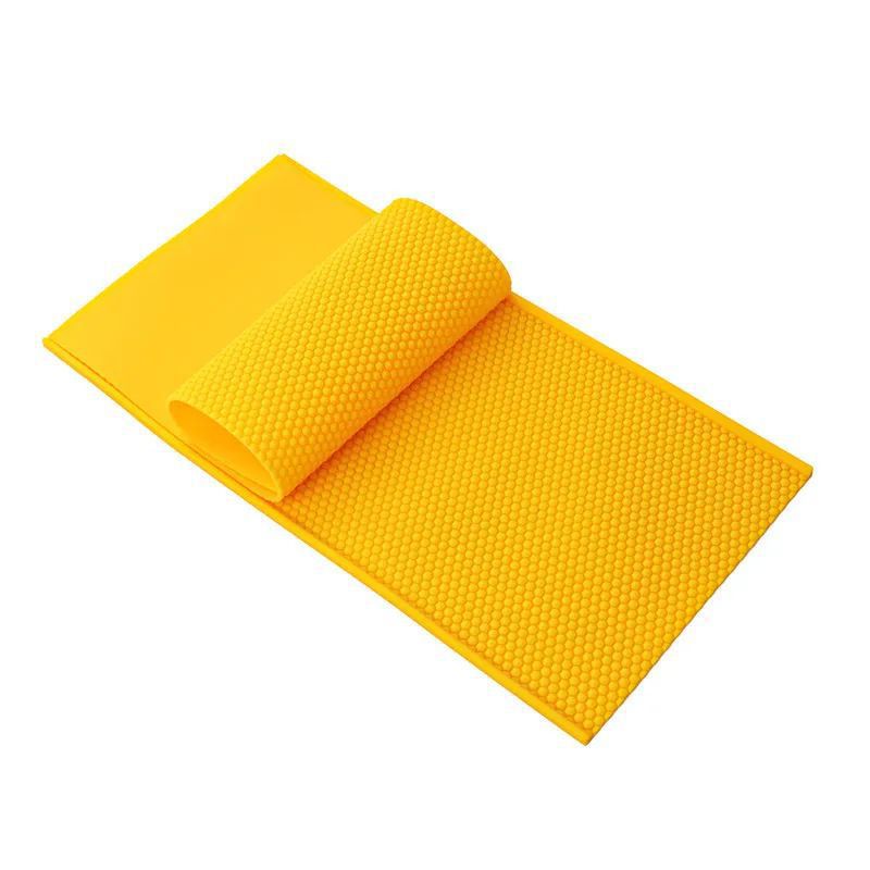 A Beekeeping Tools Silicone Nest Foundation Mould Beeswax Tablet Multi-color Candle Mould Honeycomb DIY