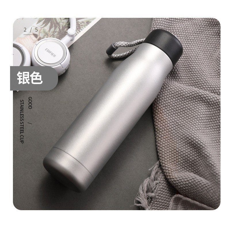 A stainless steel kettle