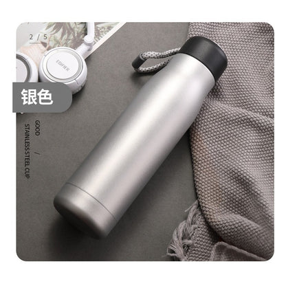 A stainless steel kettle