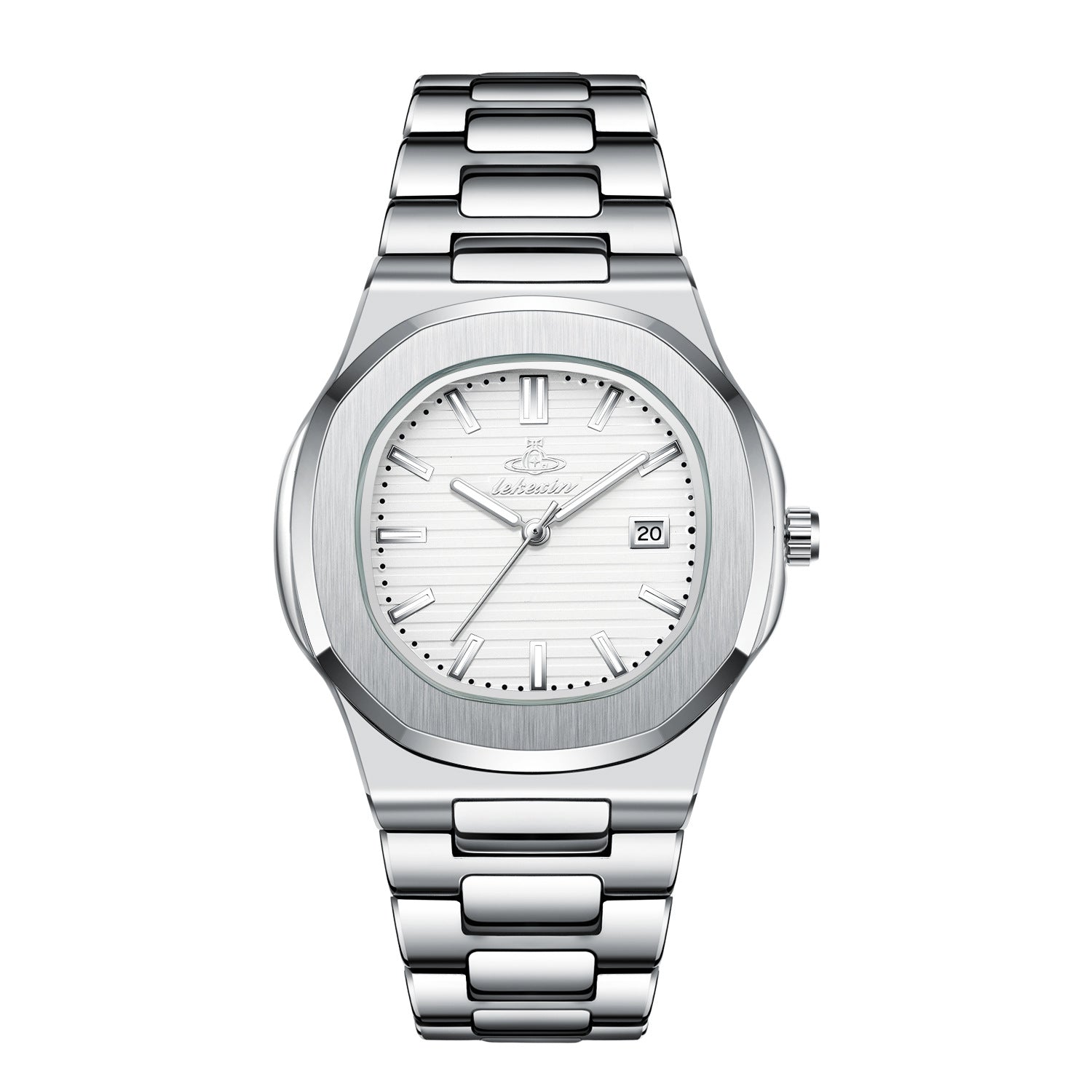 A PINTIME men's watch delivery ultra-thin quartz watch men's business steel belt calendar waterproof watch men's watch - Mixbatch