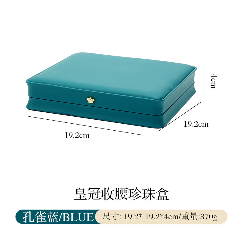 A PU leather jewelry high-end box custom LOGO