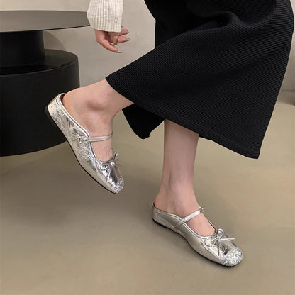A half slippers women wear cool slippers in summer