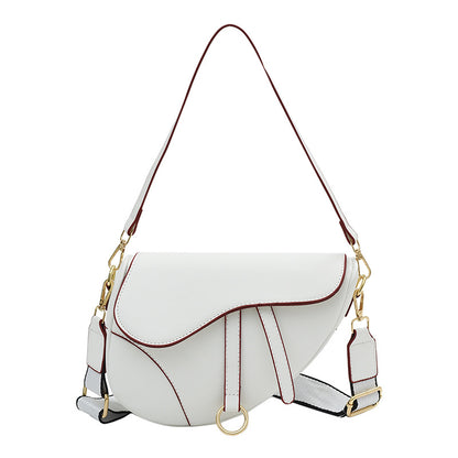 A new foreign style small bag, high-end trendy fashion exquisite shoulder versatile saddle bag