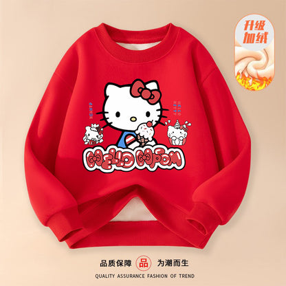 A children's fleece sweater