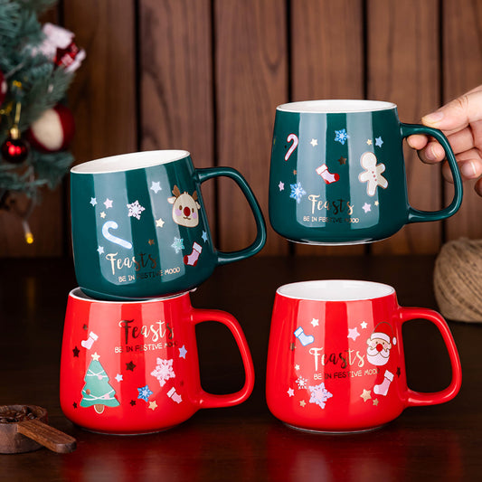 A Christmas mug creative cute card