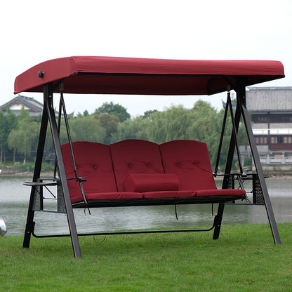 A outdoor swing rocking chair