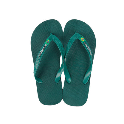 A Brazilian Havana Solid Color Rubber Non-Slip Men's Flip-flops Home Beach Flip-flops