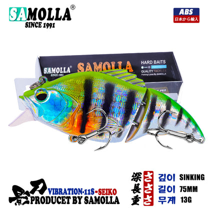 A Realistic Multi-section Swimbait  Slow Sinking